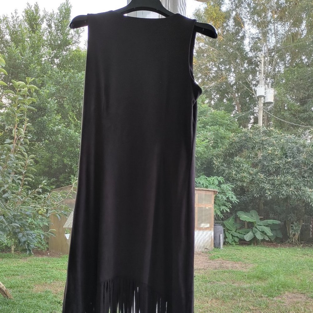 Romeo & Juliet Couture black, fringe dress